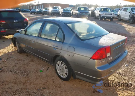 2004 Honda Civic Lx z USA, uszkodzony, nr VIN 2HGES16524H520339